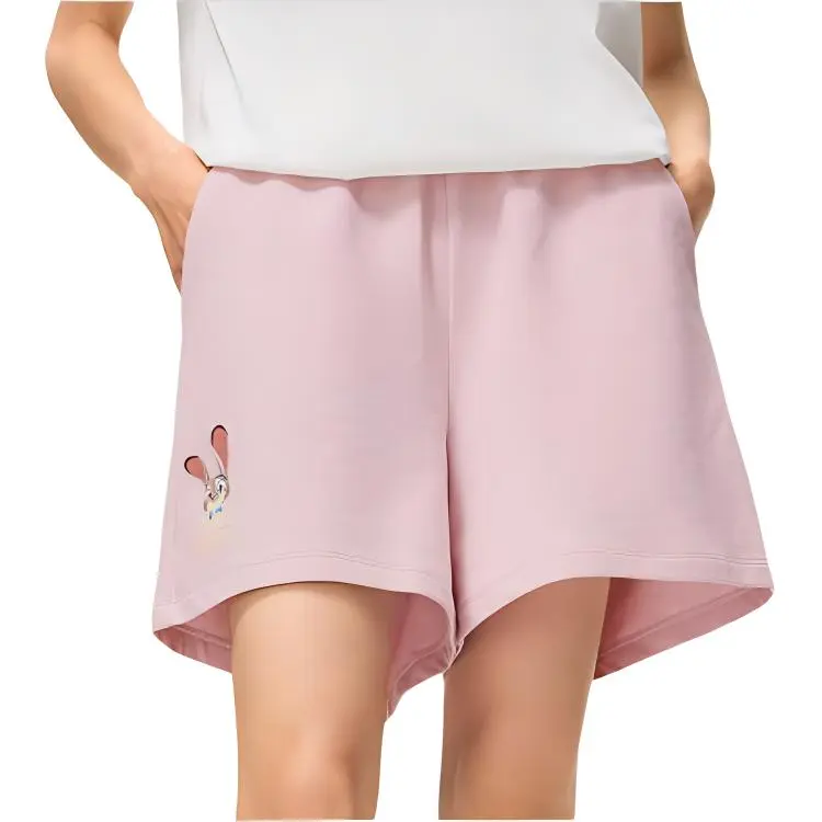 LiNing x Disney Zootopia Collaboration Casual Shorts Women's Pink-2