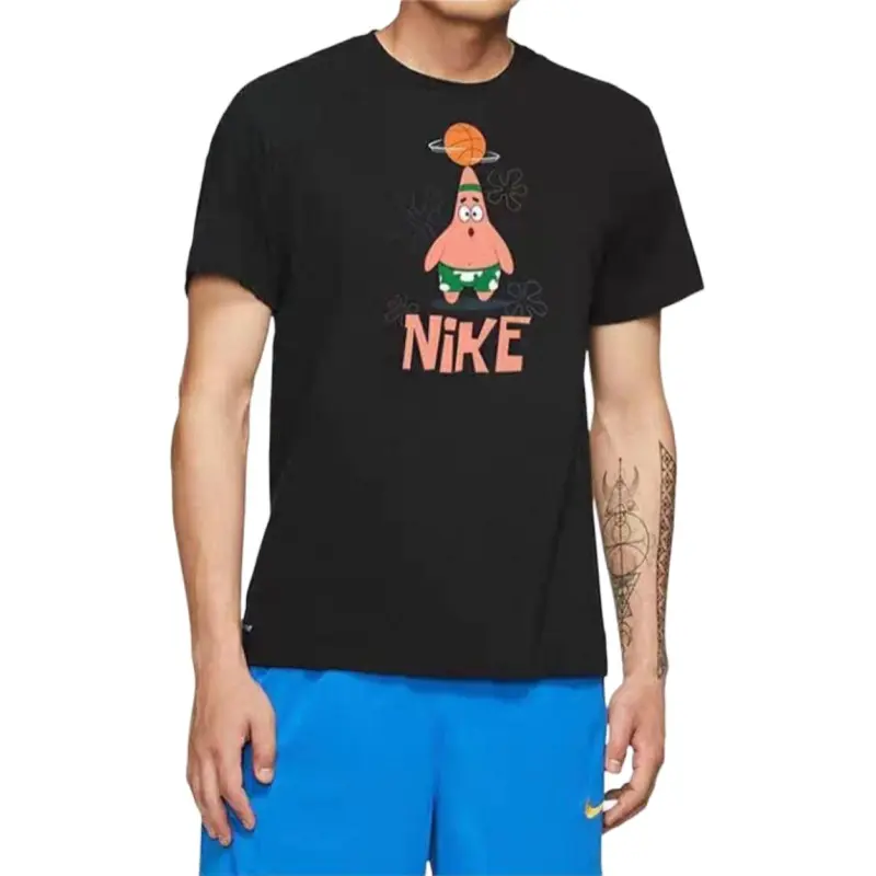 Nike Kyrie X Spongebob Dri Fit Patrick Star Tee Asia Sizing-2