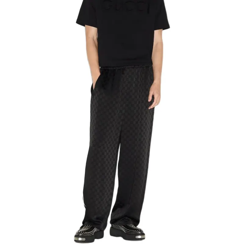 GUCCI Gg Satin Jogging Pants-3