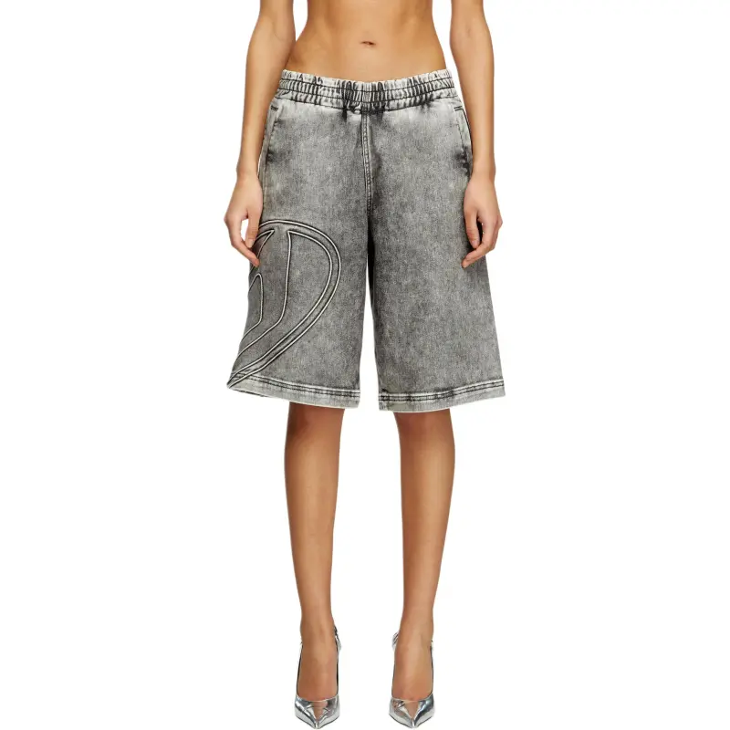 DIESEL D Enny S Track Denim Bermudas-4