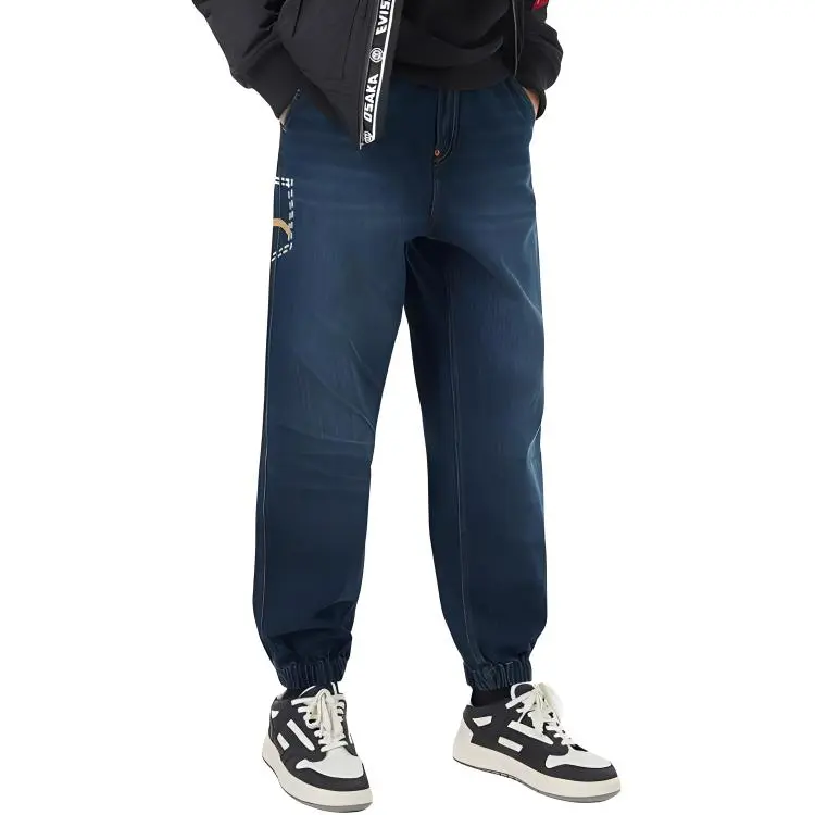 EVISU Casual Pants Men's Denim Blue-2
