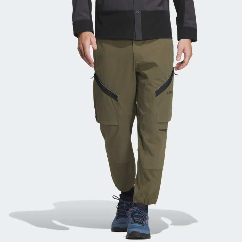Adidas Cargo Pants Men Strata Olive Green-3