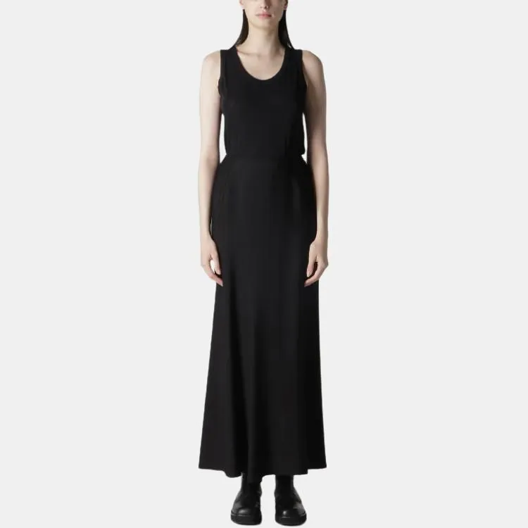 Yohji Yamamoto FW24 Casual Long Skirts Women's Black-2