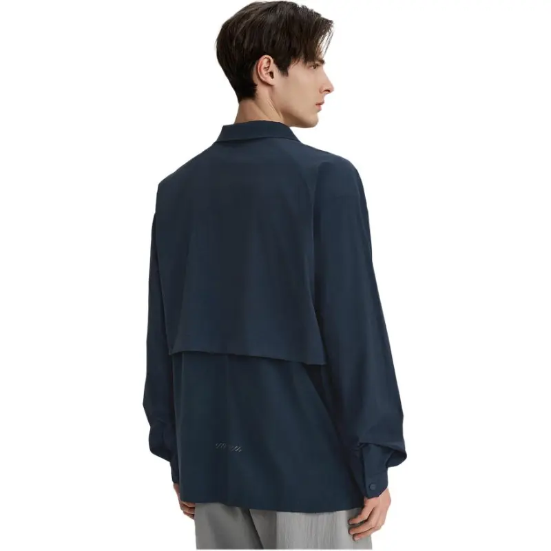 DESCENTE BLEU Shirts Men-2