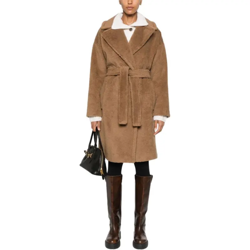 WEEKEND MaxMara Belted Long Sleeved Coat-2