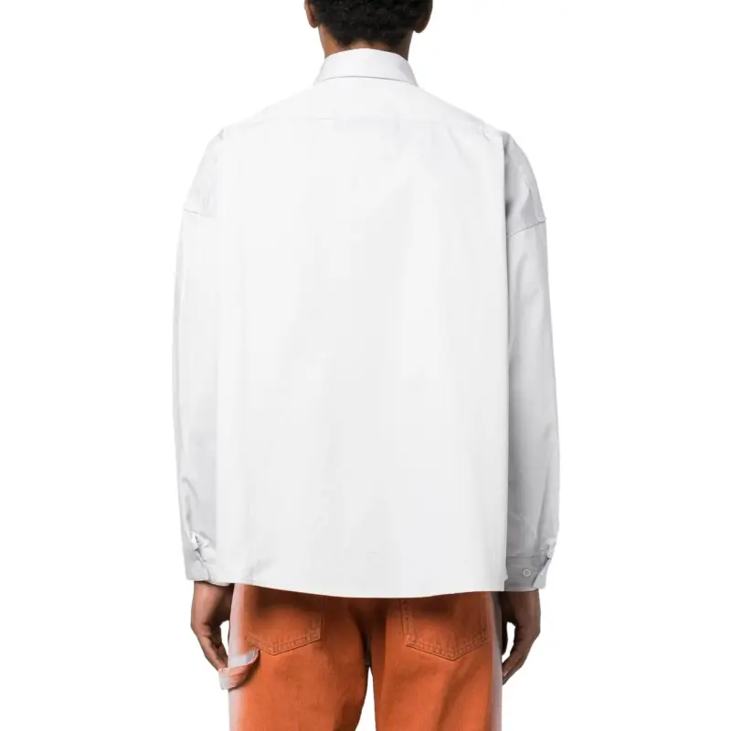 MARNI Logo embroidered Cotton Shirt-2