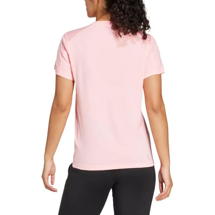 Adidas Women's Train Essentials Big Performance Logo T Shirt Semi Pink Spark/Pink Spark-1