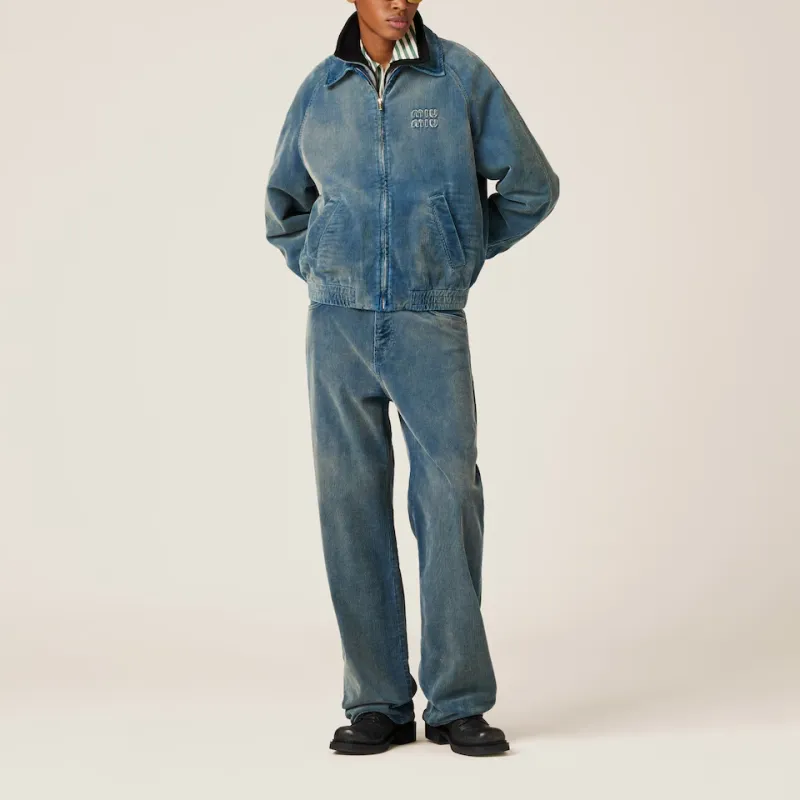 MIU MIU Jackets & Coats Women's Sapphire Blue-1