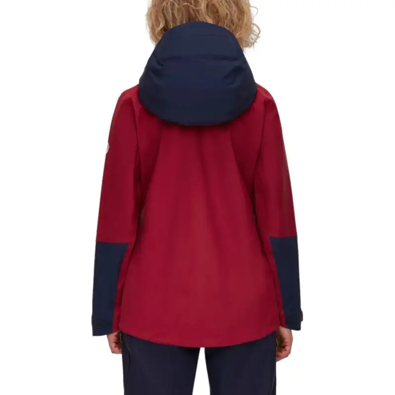 MAMMUT Haldigrat Jackets Coats Women's Blood Red/Marine Blue-1