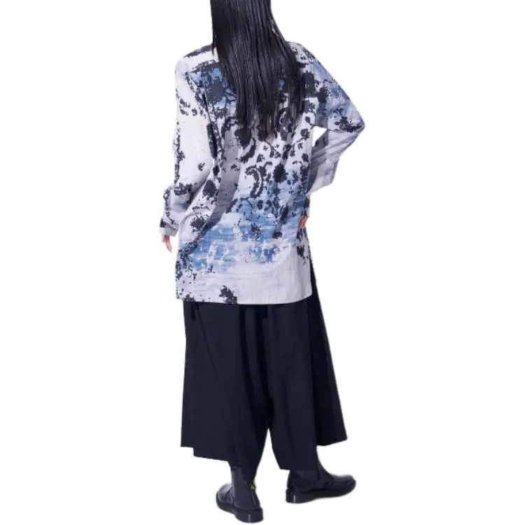 Yohji Yamamoto S'YTE FW24 Shirt Unisex Blue-5
