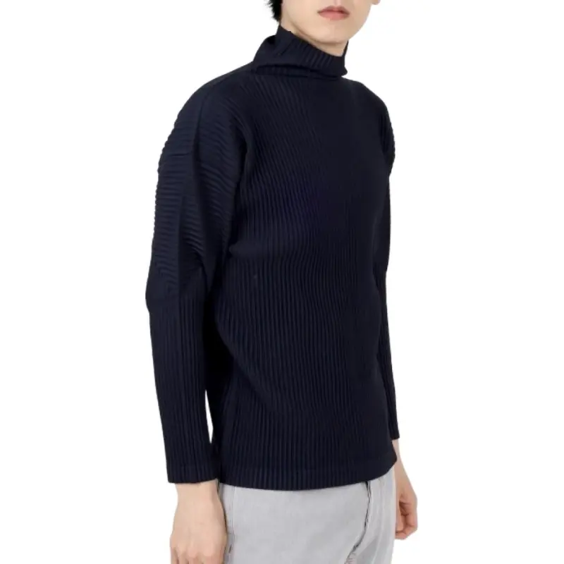 Homme Plissé Issey Miyake T Shirt Men's Marine Blue-3