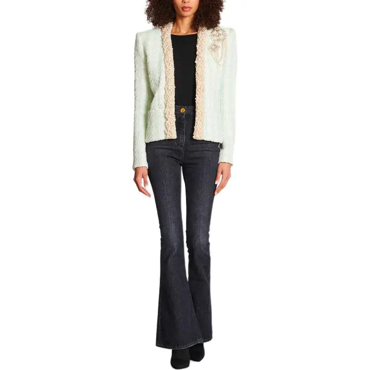 BALMAIN Jackets Women's Green-1