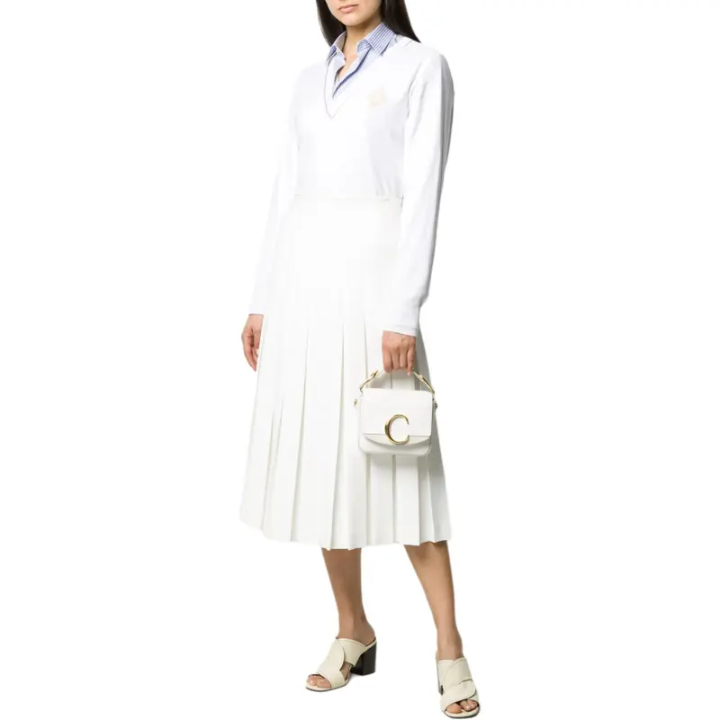 Chloé Crop Tops Women's White-1