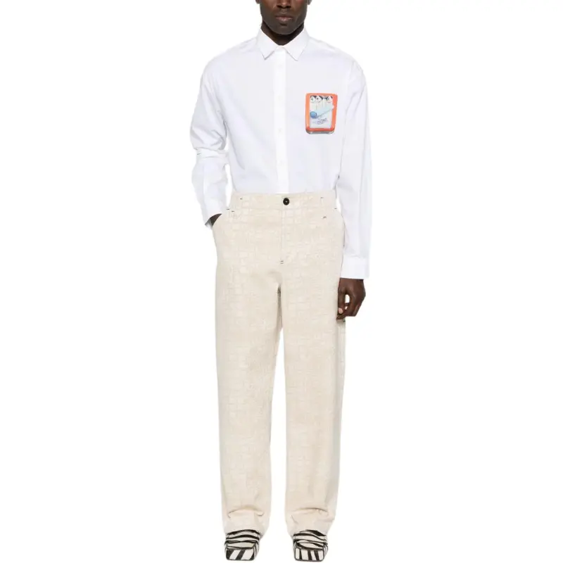 Jacquemus Graphic Printed Long Sleeved Shirt-2