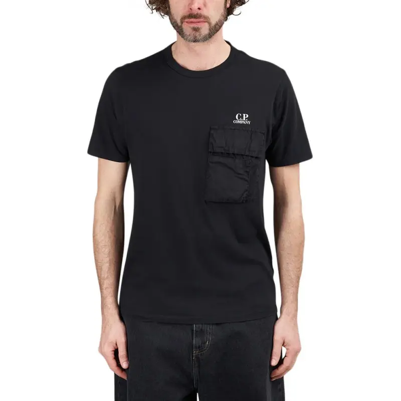 C.P.Company T Shirts Men Black-2