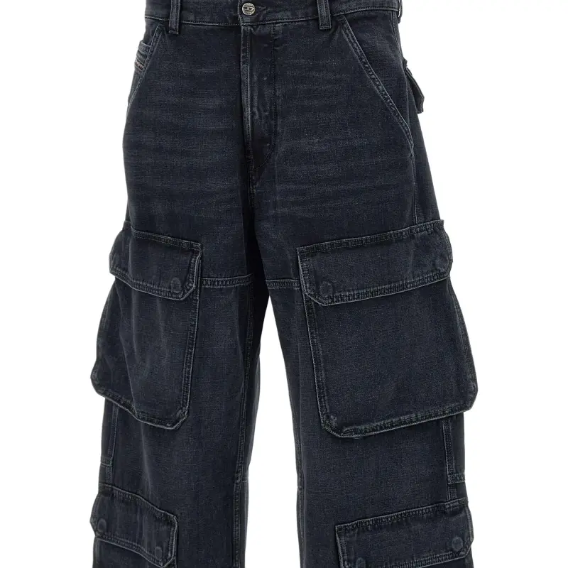 DIESEL D Touch Cargo Relaxed Jeans-3