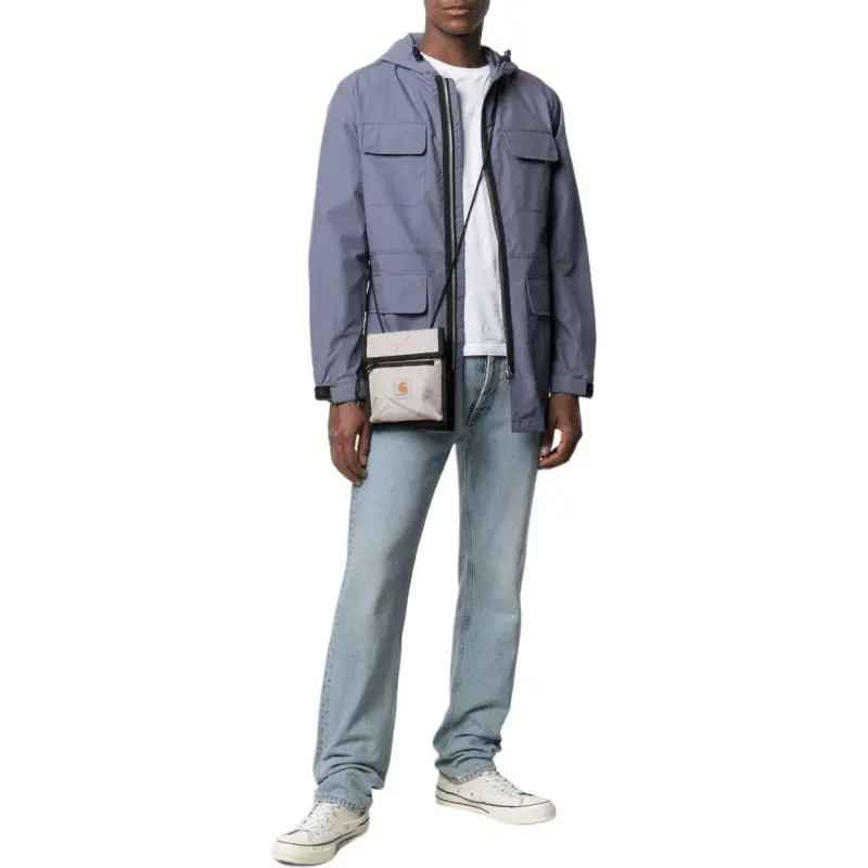 Converse Parka Coats Unisex Charcoal Gray-1