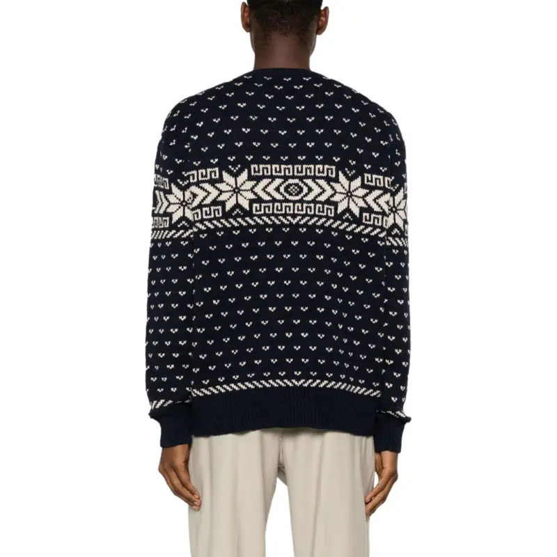 Polo Ralph Lauren Intarsia Patterned Crewneck Jumper-4