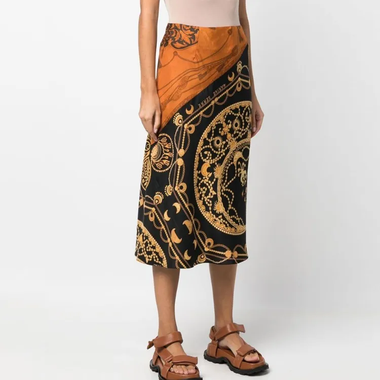 Marine Serre Graphic Printed Skirt-3