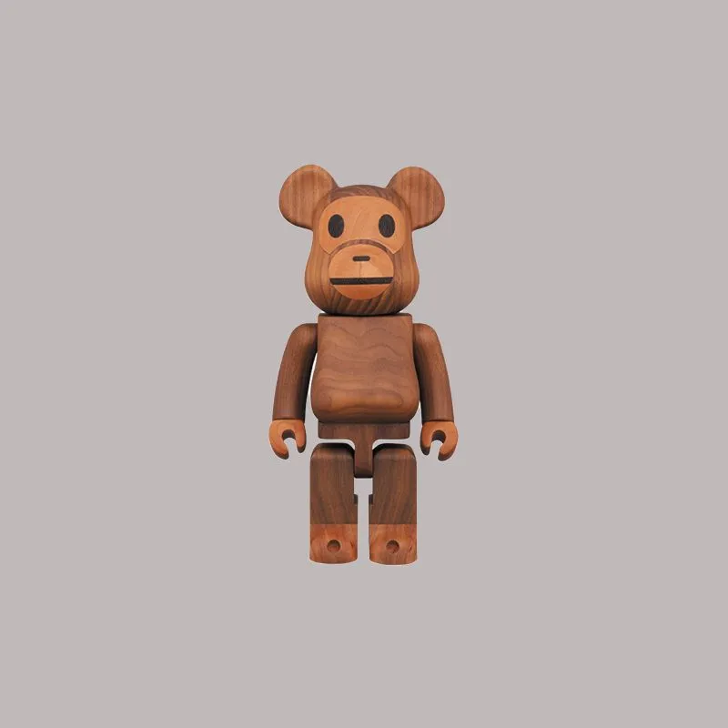 BE@RBRICK Karimoku BABY MILO (R) 400%-2