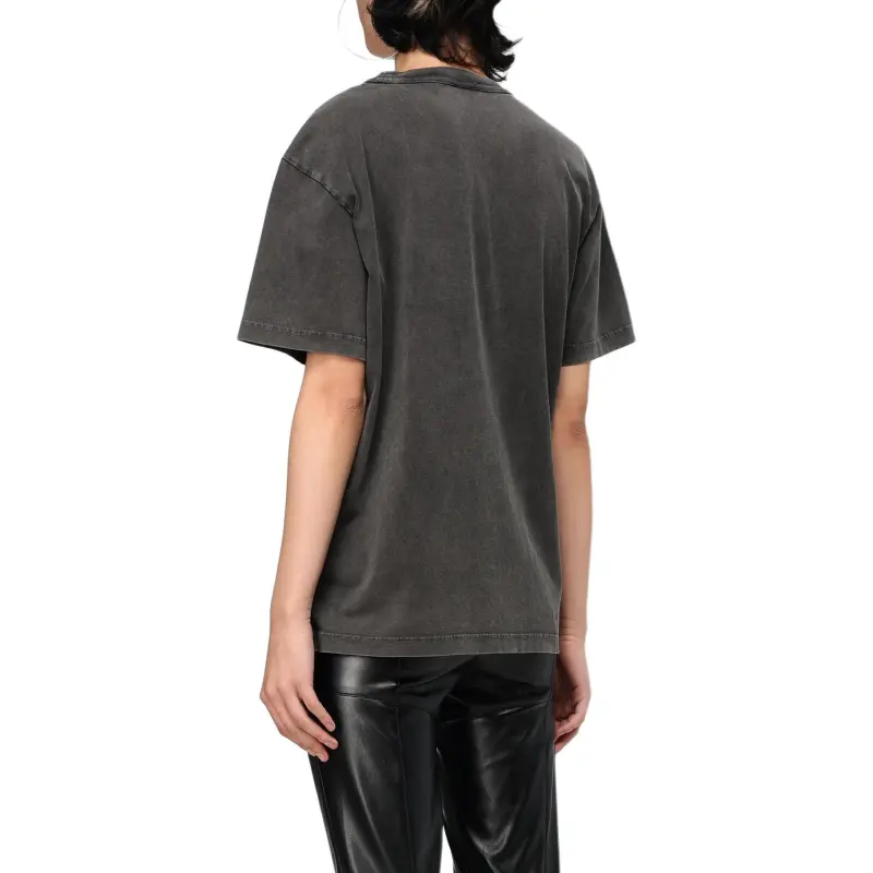 Alexander Wang Blade Logo Shrunken Tee Washed Cedar-4