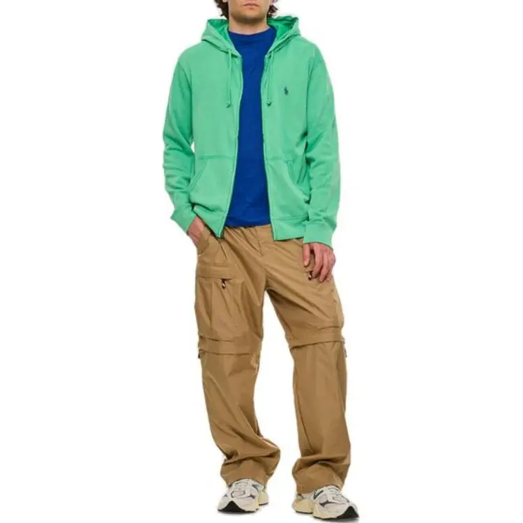 Polo Ralph Lauren Pony Embroidered Zipped Drawstring Hoodie-1