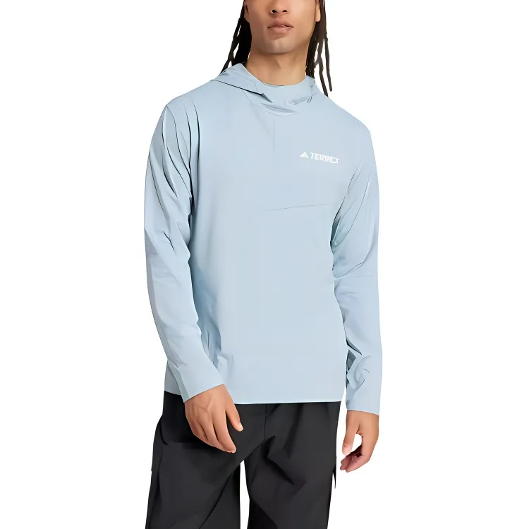 Adidas Free Shipping With AdiClub Terrex Multi Climacool Hooded Long Sleeve Top-1