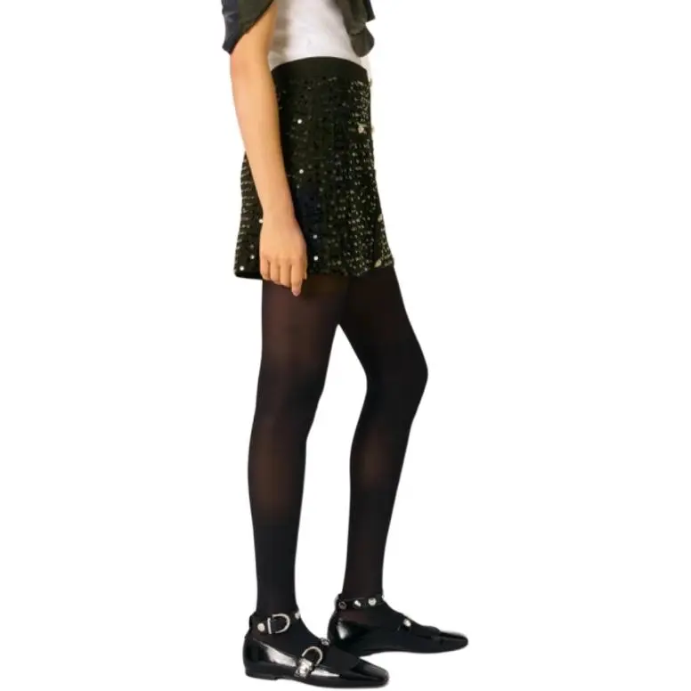 Maje Sequinned Mini Skirt-3