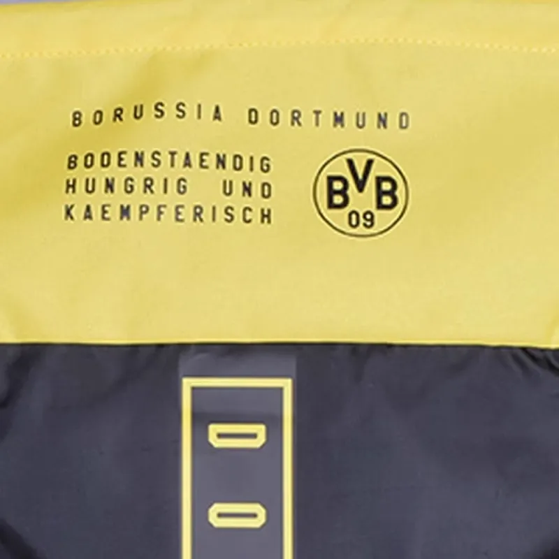 PUMA Lightweight Fashion Shoulder Bag Unisex Black & Yellow-1