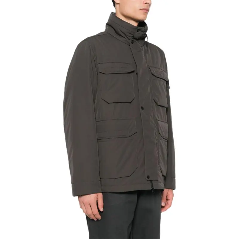 STONE ISLAND Compass Badge Funnel Neck Puffer Jacket-2