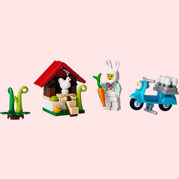 LEGO Easter Bunny House Building Blocks 853990-1