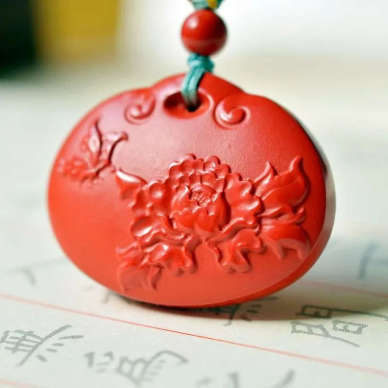 JUNWEN Cinnabar Necklaces Unisex-1