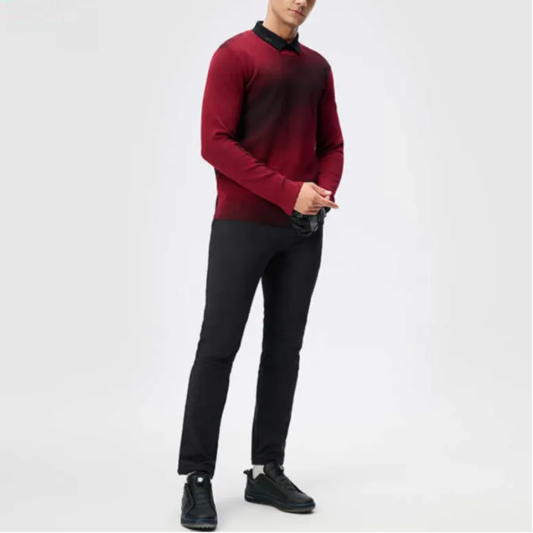 FILA Knitwear Men's Tuscany Burgundy-4