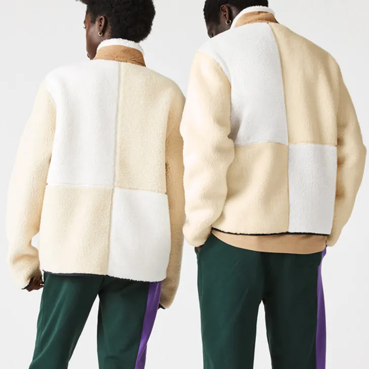 LACOSTE Sweatshirt Unisex Beige Yellow-3