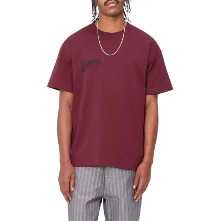 Carhartt WIP T Shirt Men's Brick Red-2