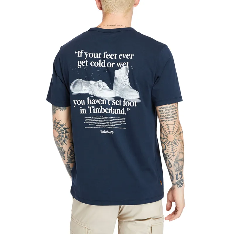Timberland T Shirt Men's Marine Blue-2