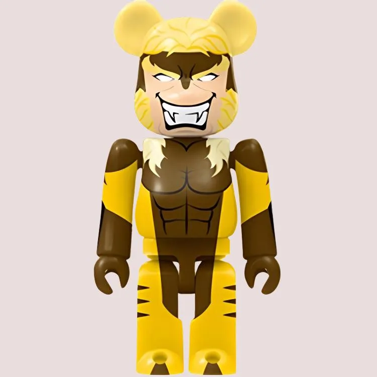 BE@RBRICK 100% Happy X MEN X Men Sabretooth & Cable Trendy Figures 7cm-2