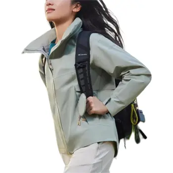 Columbia Transit SS25 Hiking Waterproof And Warm Windbreaker Jacket Women's Green