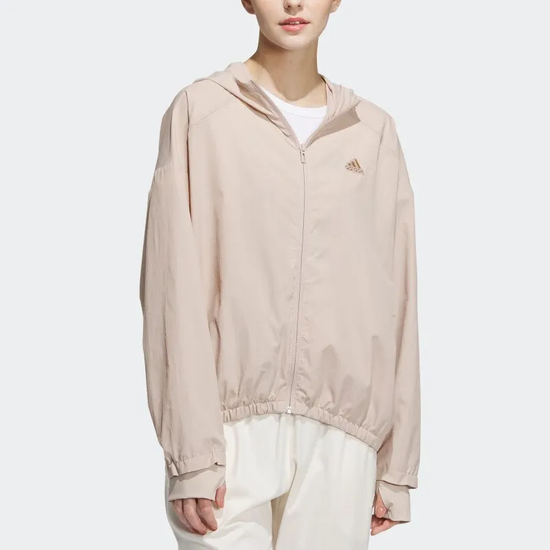 Adidas Jackets Women's Light Gray Brown-1