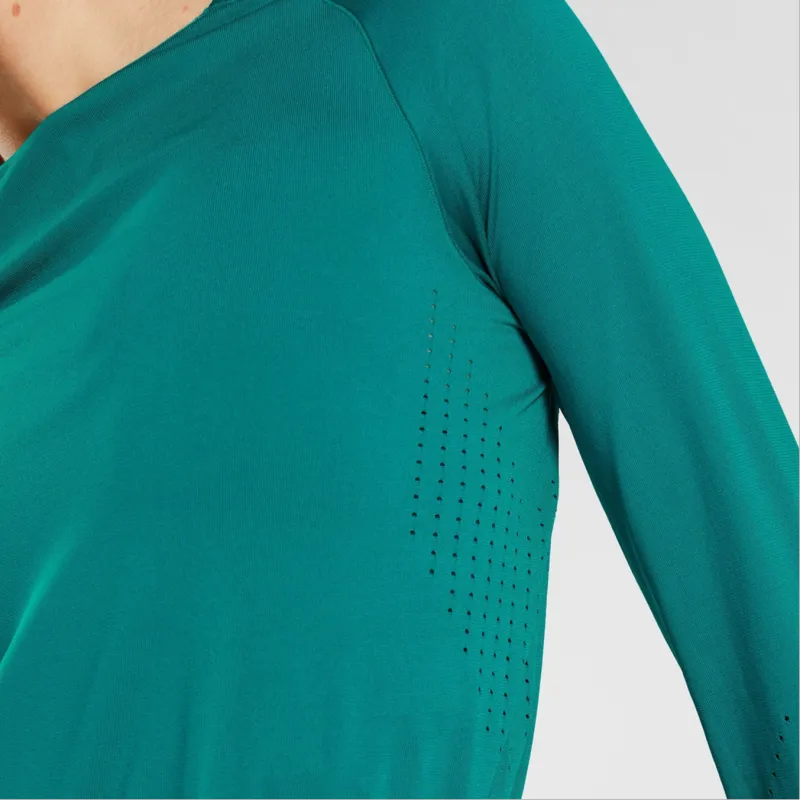 GYMSHARK Sweat Seamless Workout Clothing Women's Rich Cyan-3