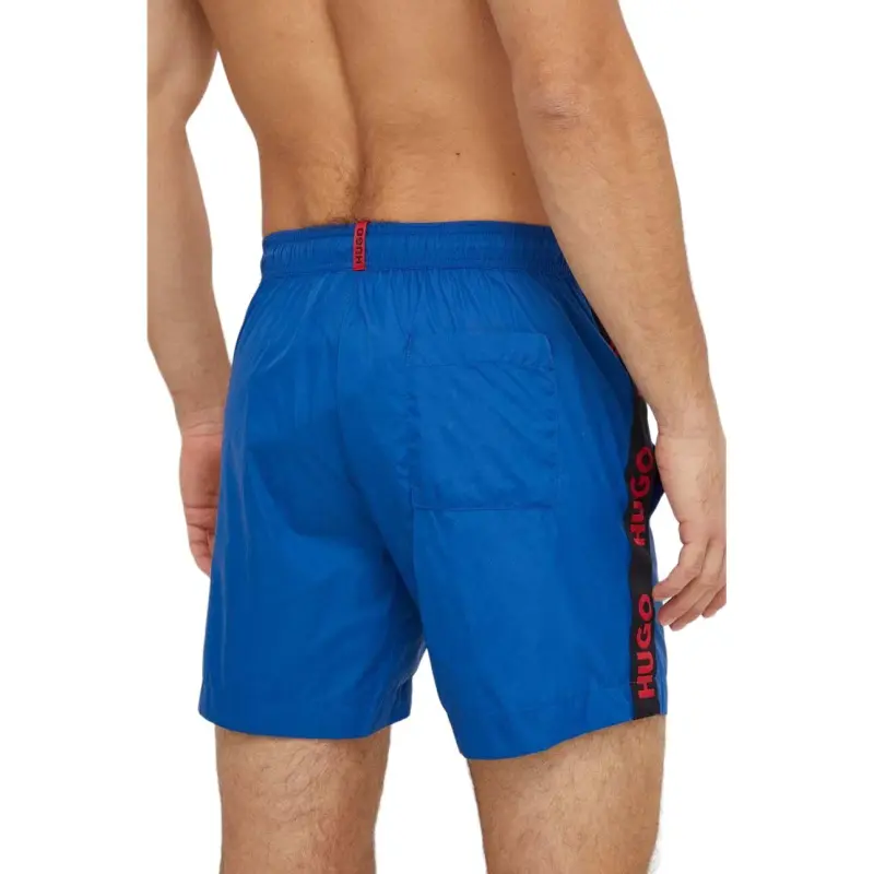 HUGO BOSS Logo Trim Swim Shorts-4