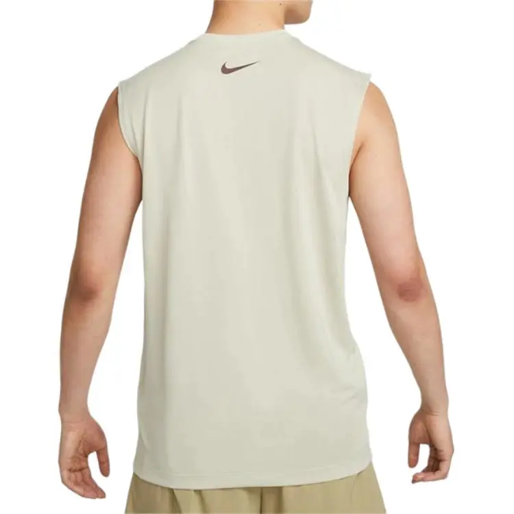 Nike Tank Tops Men's Light Beige-4