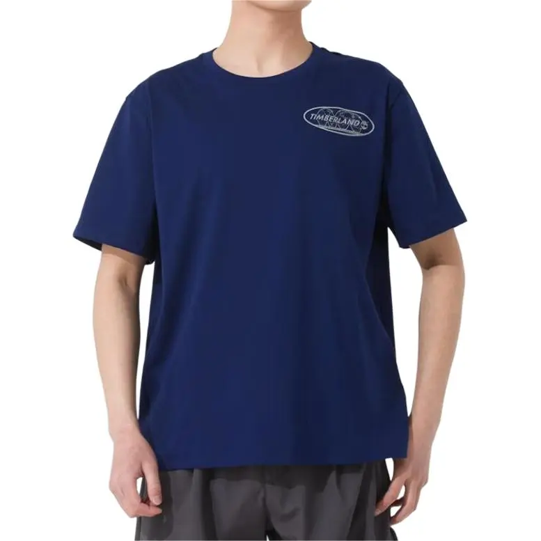 Timberland T Shirt Unisex Sea Blue Canvas-2