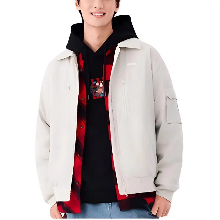 LiNing Sports Life Collection Puffer Jacket Unisex Moonlight Gray-2