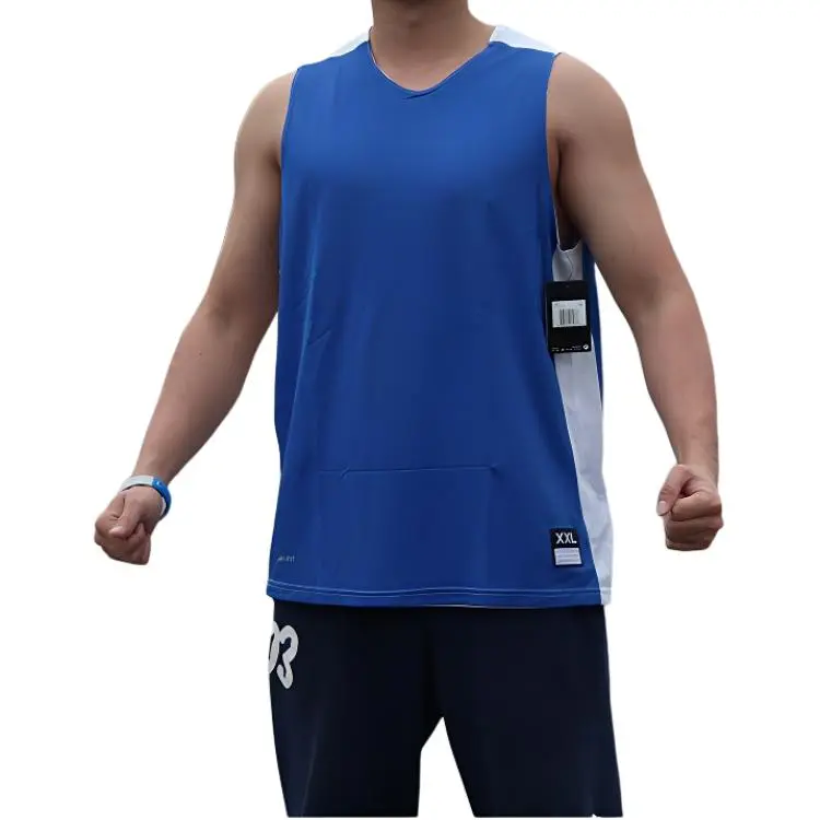 Nike T Shirts Men Dark Blue-2
