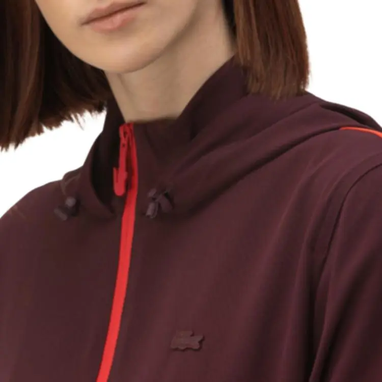 LACOSTE SS24 Jackets & Coats Women's Burgundy-3