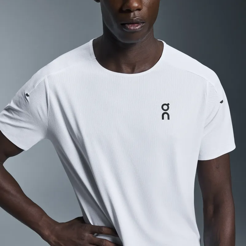 On Performance T Shirt Men's White Silver-1