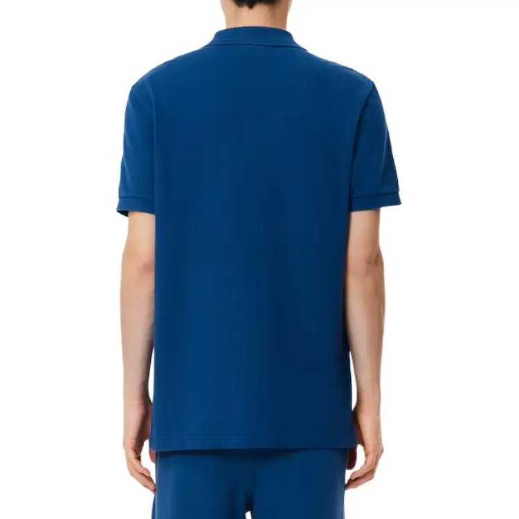 LACOSTE Logo print Piqué Polo Shirt-4