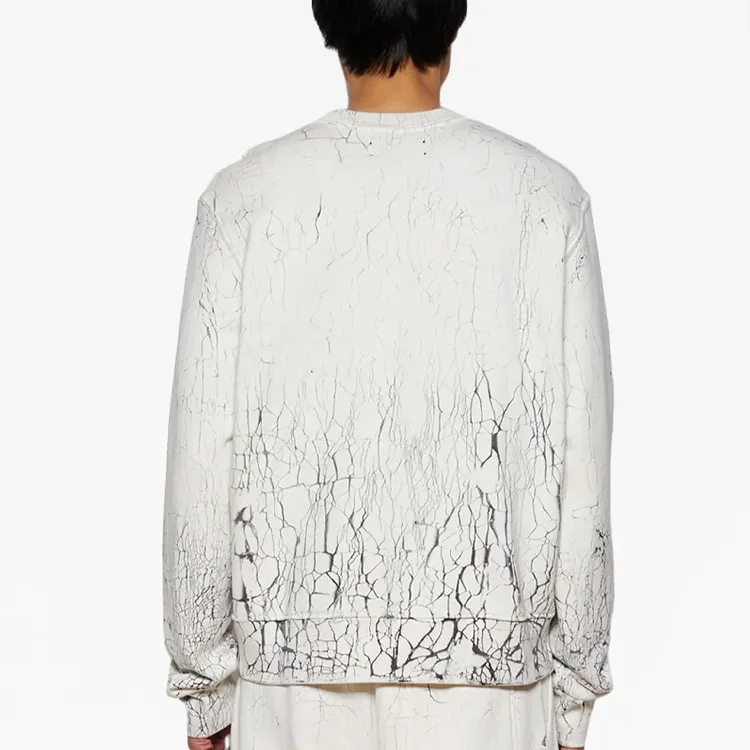 AMIRI Cracked Dye Core Logo Crewneck-2