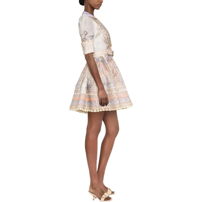 Zimmermann High Tide Belted Minidress-3
